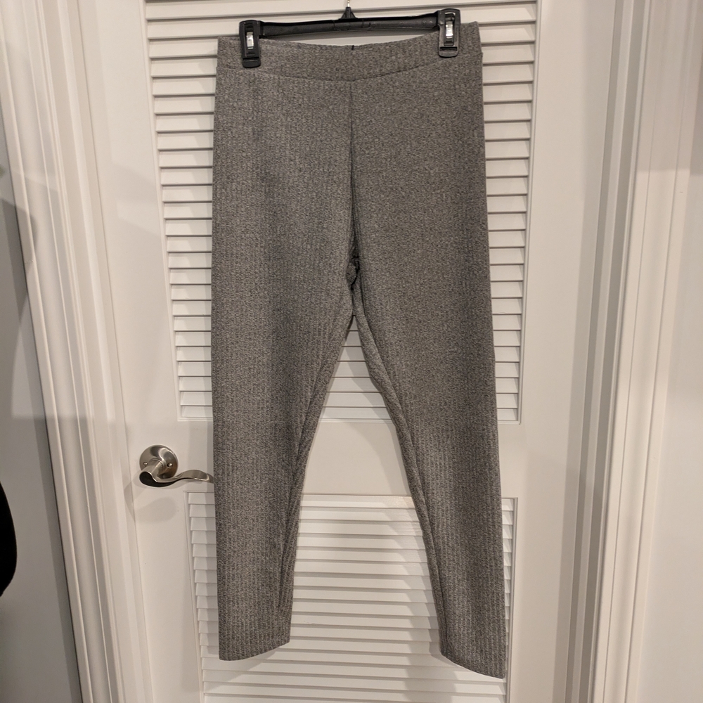 AQ Sport Gray Women's Leggings Size L N